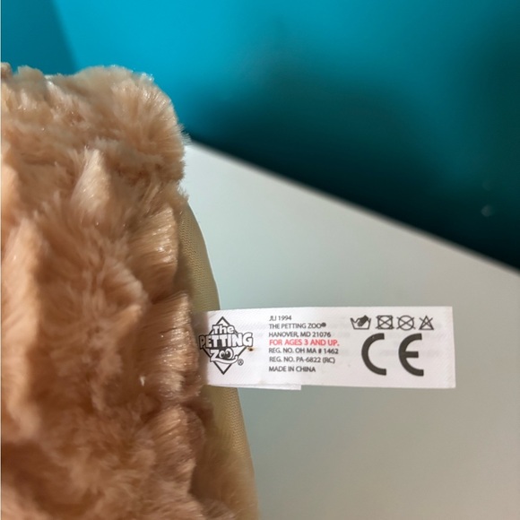 The Petting Zoo Plush Tan Bunny Basket - Picture 7 of 7